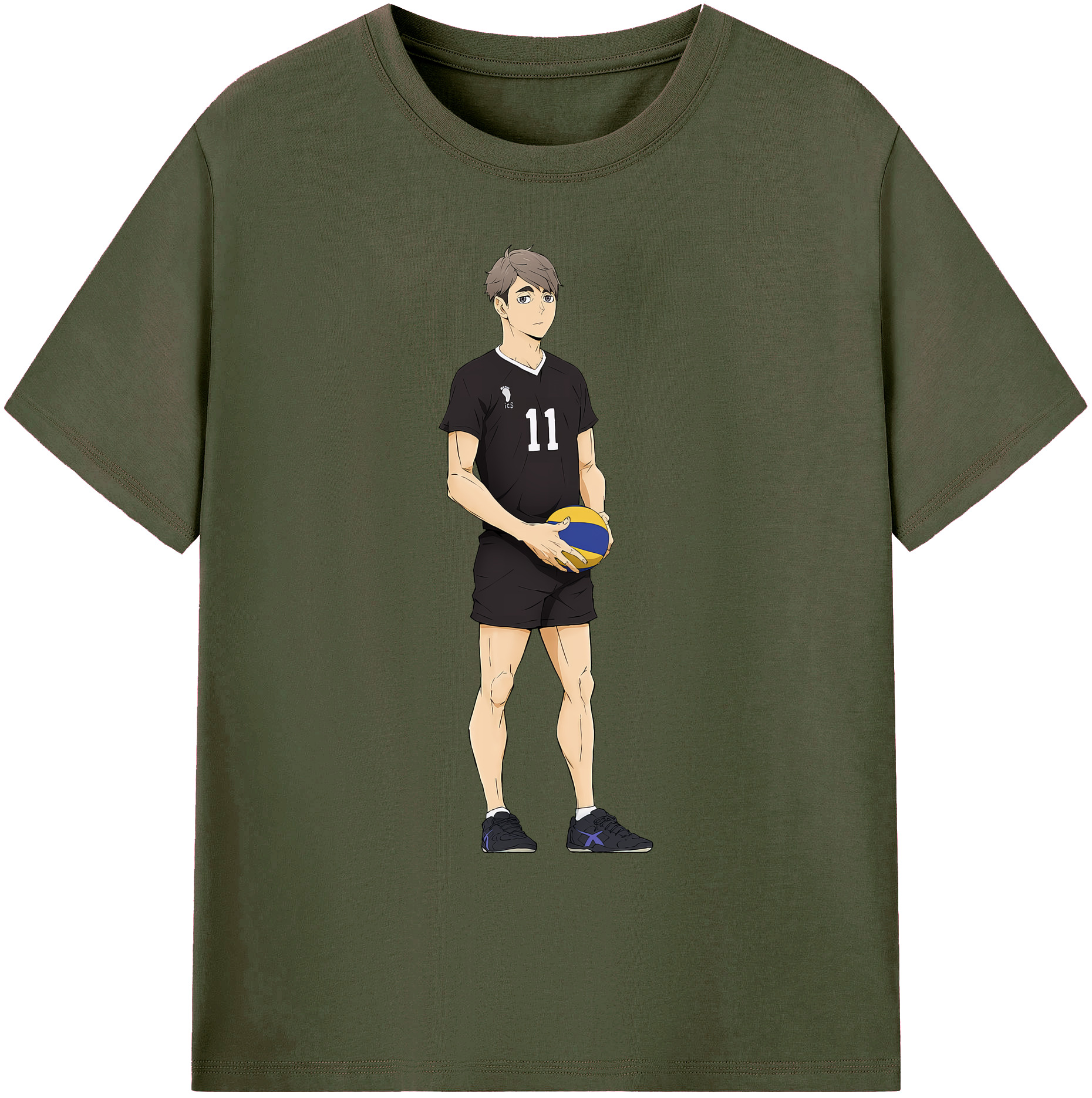 （画像用） ハイキュー!! Haikyu!! 綿100％ メンズ半袖Tシャツ｜肌触りやわらか＆通気性